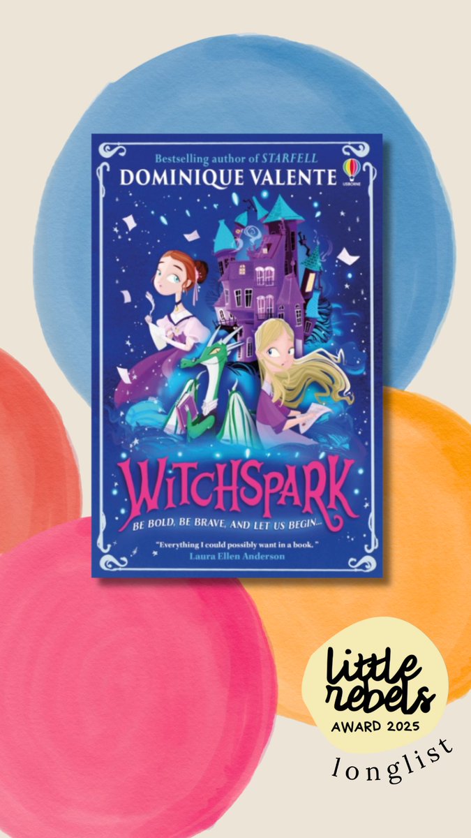 Usborne Publishing (@usborne) on Twitter photo We are thrilled to have TWO books on the <a href="/littlerebsprize/">Little Rebels Award</a> longlist!
⭐️The Fights That Make Us by <a href="/SarahHaggerHolt/">Sarah Hagger-Holt</a>
⭐️Witchspark by Dominique Valente
Congratulations to everyone on the list 🎊#LittleRebelsAwardLonglist2025 We are thrilled to have TWO books on the <a href="/littlerebsprize/">Little Rebels Award</a> longlist!
⭐️The Fights That Make Us by <a href="/SarahHaggerHolt/">Sarah Hagger-Holt</a>
⭐️Witchspark by Dominique Valente
Congratulations to everyone on the list 🎊#LittleRebelsAwardLonglist2025