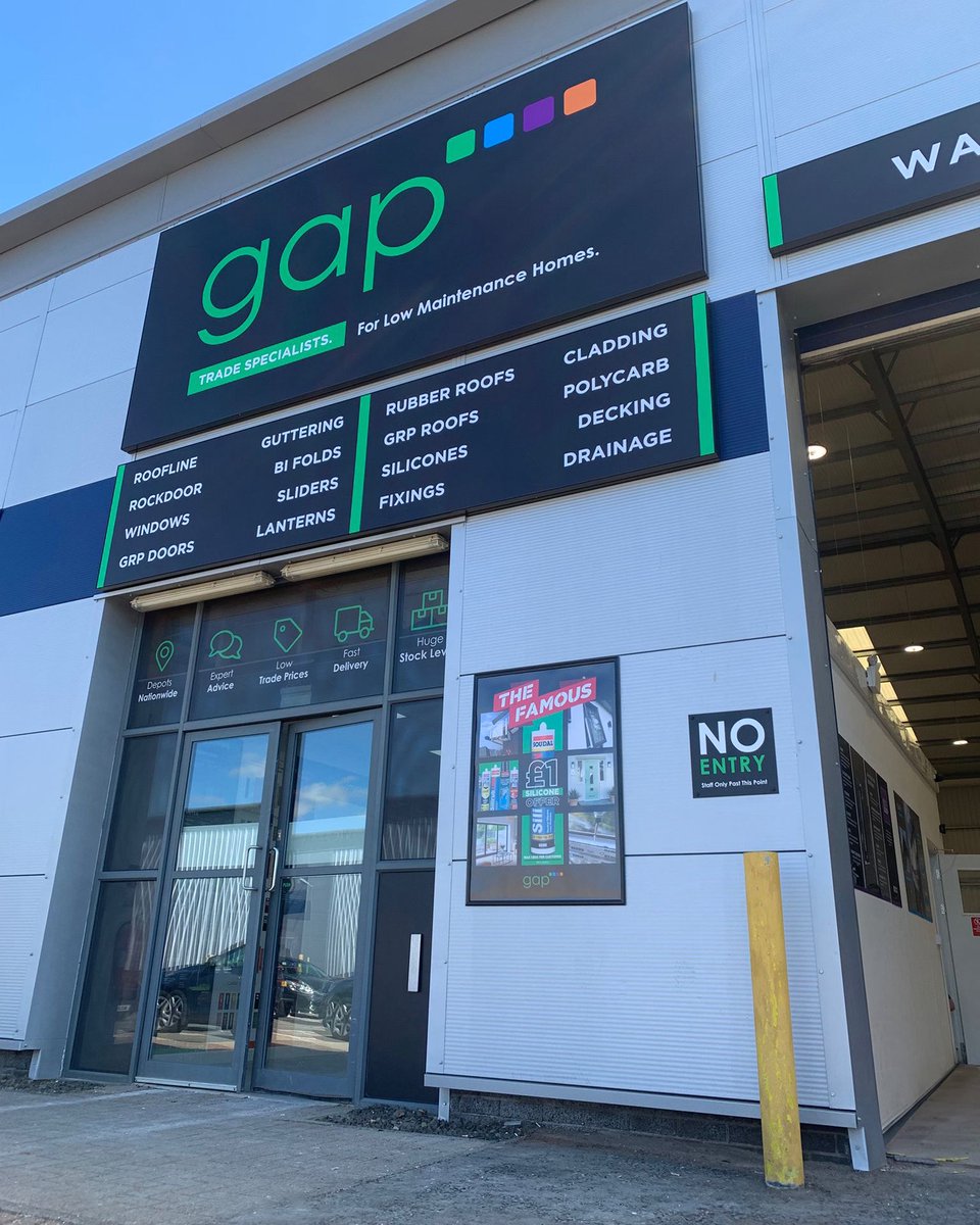 GAP Livingston opened their doors this morning and the team is on hand to help get you sorted for your next project. 

From huge stocks and expert advice to fast deliveries and quick quotes – we’ve got you covered.
 
📍: Unit 2, New Houstoun Business Park, EH54 5BZ
