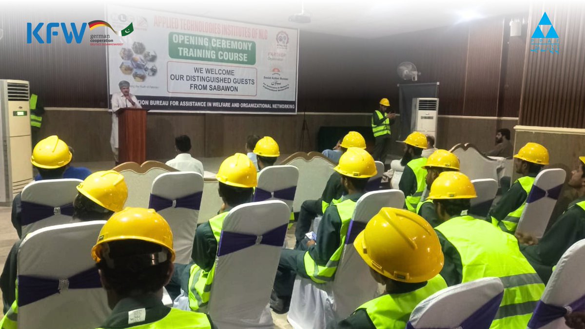 PPAFofficial's tweet photo. Under the @KfW_int-funded LACIP initiative led by PPAF, a transformative #skillstraining programme has been launched to empower youth from D.I. Khan and Lakki Marwat in the first batch. 
An opening ceremony was held at the National Logistics Corporation, #Mandra, where 30 participants have been enrolled to receive hands-on training in operating heavy machinery including Excavators, Bulldozers, Road Graders, and Shovel Machines—skills in demand both in Pakistan and the Middle East.
The event was attended by representatives from PPAF and its implementing partner SABAWON. Colonel Naseem, Principal of the Centre, welcomed the teams and shared that the training is designed to enhance the employability of participants through high-quality technical instruction.
Participants expressed satisfaction with the training and the professional environment while Mr. Tariq, CEO, SABAWON, thanked KfW and PPAF for enabling vulnerable communities to rebuild better futures through vocational training.

@GovtofPakistan @GovernmentKP @PlanComPakistan  @dw_urdu 

#PPAF #deliveringprosperity #SkillsForResilience #KfW #YouthEmpowerment #LACIP #TechnicalTraining #HeavyMachinery #FloodRecovery #DeraIsmailKhan