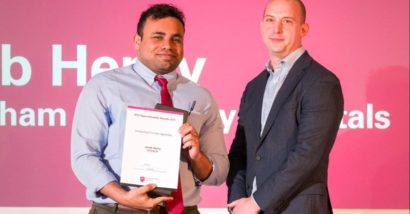 Nottingham University Hospitals (@nottmhospitals) on Twitter photo 🏆 Double award win at NUH 🏆 Congratulations to Jacob Henry, Student Nursing Associate, winner of <a href="/NottmTrentUni/">Nottingham Trent University</a> First Year Apprentice of the Year Award, and Hayley Pedwell, Macmillan Cancer Information Assistant, winner of the <a href="/skillsforhealth/">Skills for Health</a> Our Health Heroes Gold Award 💙 🏆 Double award win at NUH 🏆 Congratulations to Jacob Henry, Student Nursing Associate, winner of <a href="/NottmTrentUni/">Nottingham Trent University</a> First Year Apprentice of the Year Award, and Hayley Pedwell, Macmillan Cancer Information Assistant, winner of the <a href="/skillsforhealth/">Skills for Health</a> Our Health Heroes Gold Award 💙