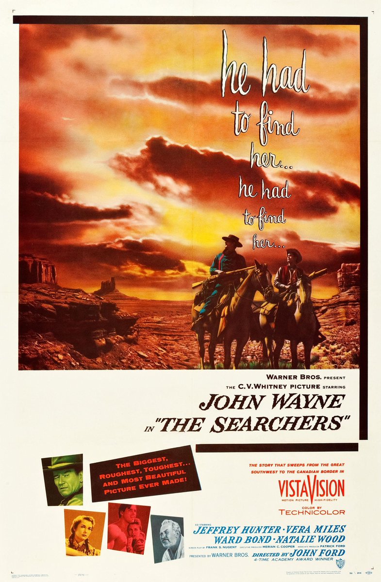 El pasado 16 de mayo, pero de 1956, se estrenaba en Chicago una de las mejores películas de la Historia del Cine: "Centauros del desierto", de John Ford...

Poster original obra del pintor Bill Gold