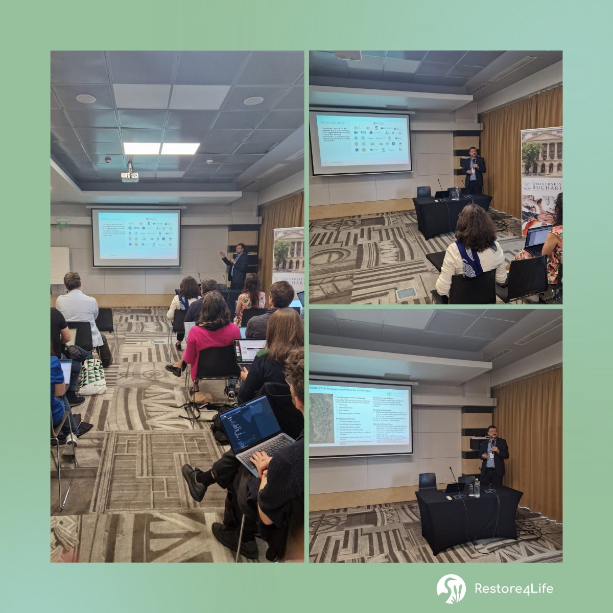 ✨ Restore4Life took centre stage at the Horizon Europe <a href="/RESTORE4Cs/">RESTORE4Cs</a> General Assembly! The General Assembly was organise by the University of Bucharest, project partner is RESTORE4Cs and also <a href="/restore4life/">Restore4life</a> project coordinator.