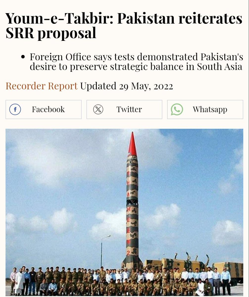 RadioactiveFrnd's tweet image. 10/10
🕊️ 𝐒𝐭𝐫𝐚𝐭𝐞𝐠𝐢𝐜 𝐑𝐞𝐬𝐭𝐫𝐚𝐢𝐧𝐭 &amp;amp; 𝐃𝐢𝐩𝐥𝐨𝐦𝐚𝐜𝐲
Pakistan proposed a strategic restraint regime to India – but it remains unreciprocated. We continue to advocate peaceful resolution of disputes including #kashmir
#StrategicStability #PeaceInitiatives #SouthAsia