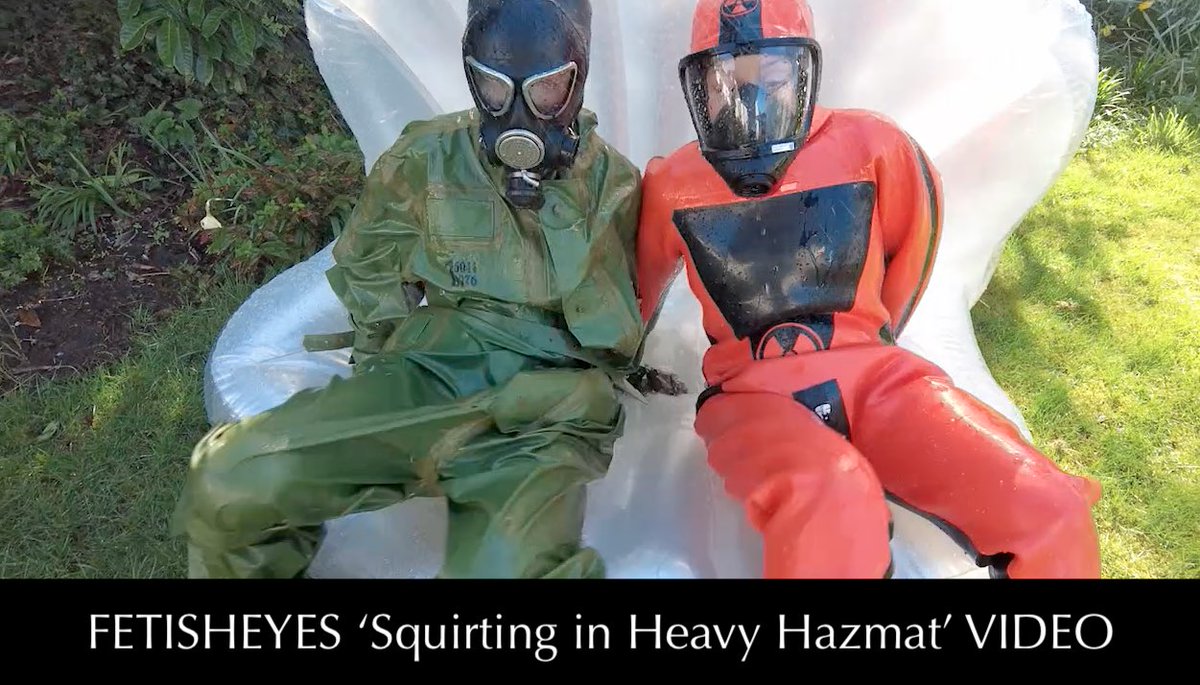 Hot rubber fun in the garden for Belle <a href="/Belle_OHaraXXX/">🔞 Belle⭕️hara</a> and Chloe <a href="/toychloe/">Chloe Toy</a> in 'Squirting in Heavy Hazmat' at    
fetisheyes.com/video?id=1097 this week. The girls get soaking wet in a <a href="/WearKnight/">KRW</a> Nuke Suit and a vintage Czech NBC suit ... complete with gasmask hood of course!