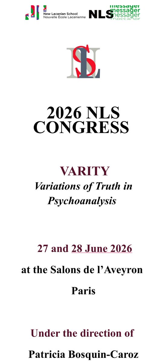 [nls-messager] 5242.en/ SAVE THE DATE 📅 2026 NLS CONGRESS