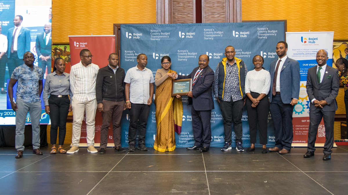 Bajeti Hub (@bajeti_hub) on Twitter photo Congratulations to all the counties that were awarded during the launch of #CBTS2024
<a href="/bajeti_hub/">Bajeti Hub</a> commends the continued efforts by counties to progressively improve the availability and comprehensiveness of budget documents.
📷 Read the report here: bajetihub.org/county-budget-… Congratulations to all the counties that were awarded during the launch of #CBTS2024
<a href="/bajeti_hub/">Bajeti Hub</a> commends the continued efforts by counties to progressively improve the availability and comprehensiveness of budget documents.
📷 Read the report here: bajetihub.org/county-budget-…