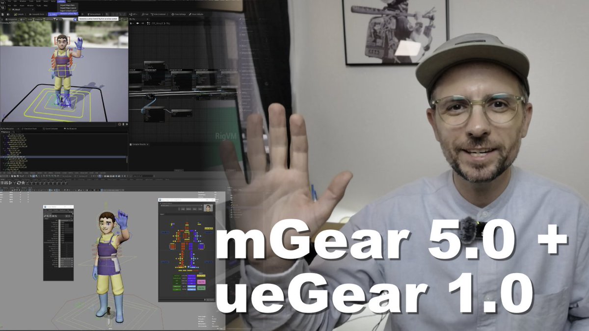 Mayaで自動リギングを行い、UEにコントロールリグとして出力可能。オープンソースのフレームワーク「mGear 5.0」と「ueGear 1.0」がリリース
gamemakers.jp/article/2025_0…

ueGearはmGearで生成したリグだけでなく、カメラやアニメーションなどもUEに出力可能。いずれもMITライセンスのもと無料で使える