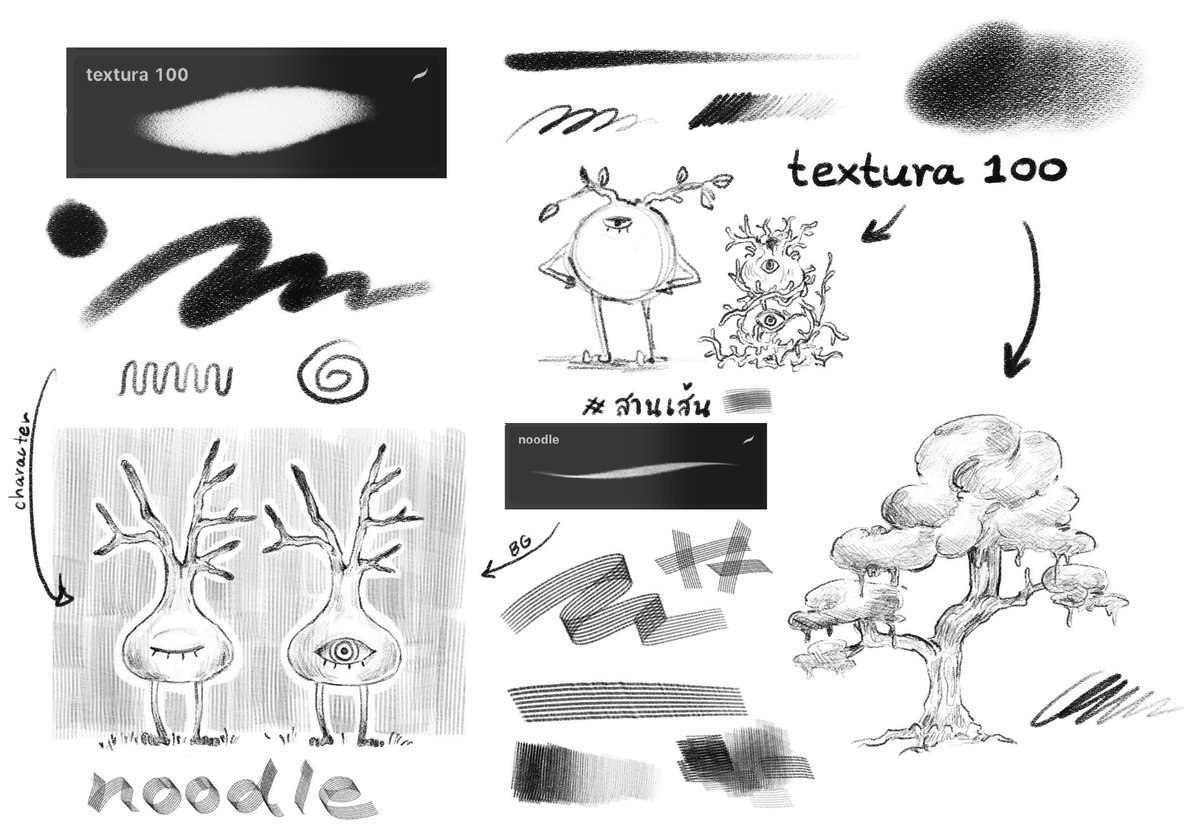 textura 100 กับ noodle ก็sketchสนุกน้า 👍🏻