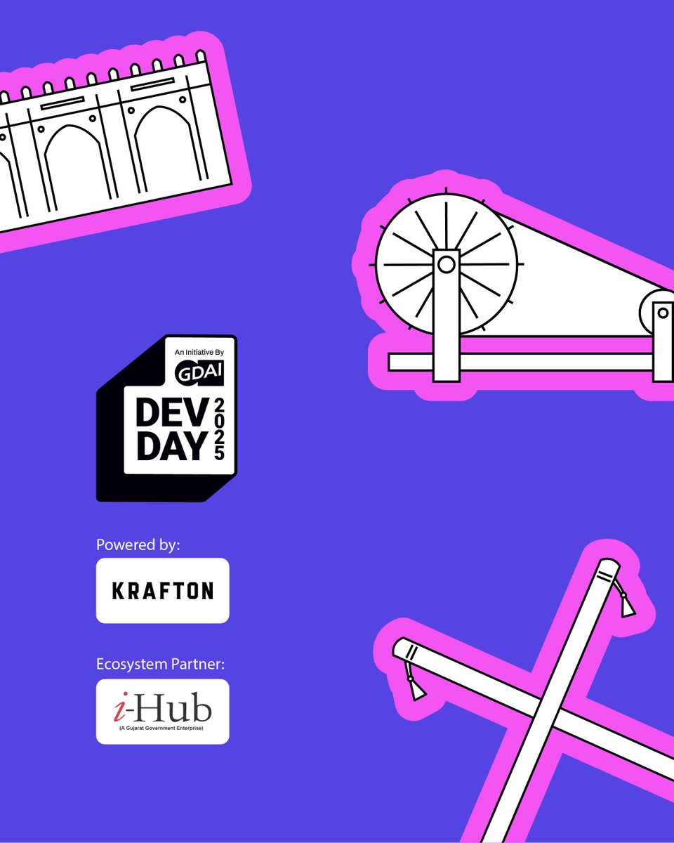 Next stop for GDAI Dev Day, Ahmedabad!
This lineup’s got something for every dev in the room - from XR and monetisation to art, careers, and game demos.

🗓️ May 29 | 📍 <a href="/ihubgujarat/">iHub</a> , Ahmedabad 
🚨 Limited seats -  see you there?
gdai.in/dev-day-2025/ 

#GDAIDevDay