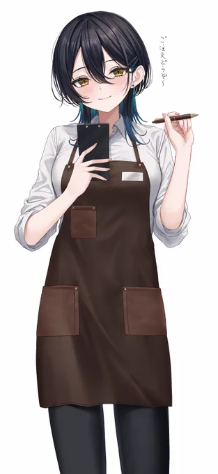 近所のカフェで人気の店員さん 