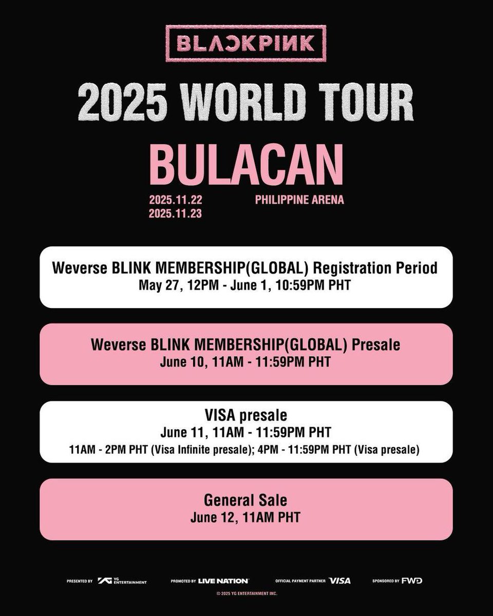 PhStarletTicket's tweet photo. BLACKPINK <DEADLINE> IN BULACAN | Ticket Assistance

📈 High Success rate
🚫No DP needed
🎫 Own account / tickets under name
🕐Earilest timestamp available
🧾 Proofs/Testimonies posted on our server

ALL PRESALE to GEN SALE AVAILABLE #DEADLINE_IN_BULACAN https://t.co/OdxOrYMKfN