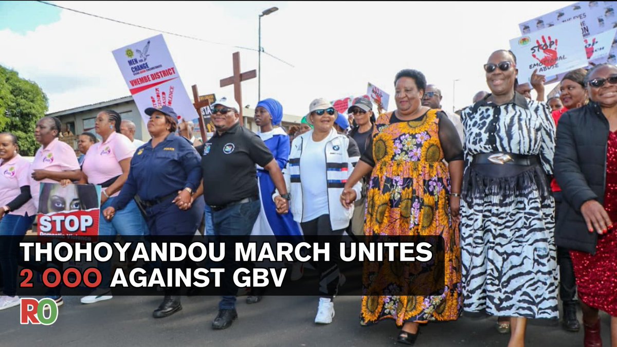 Leaders and communities came together in a powerful march and imbizo, as over 2 000 voices united to confront GBVF and demand change. Read more 👉 shorturl.at/C7dBT