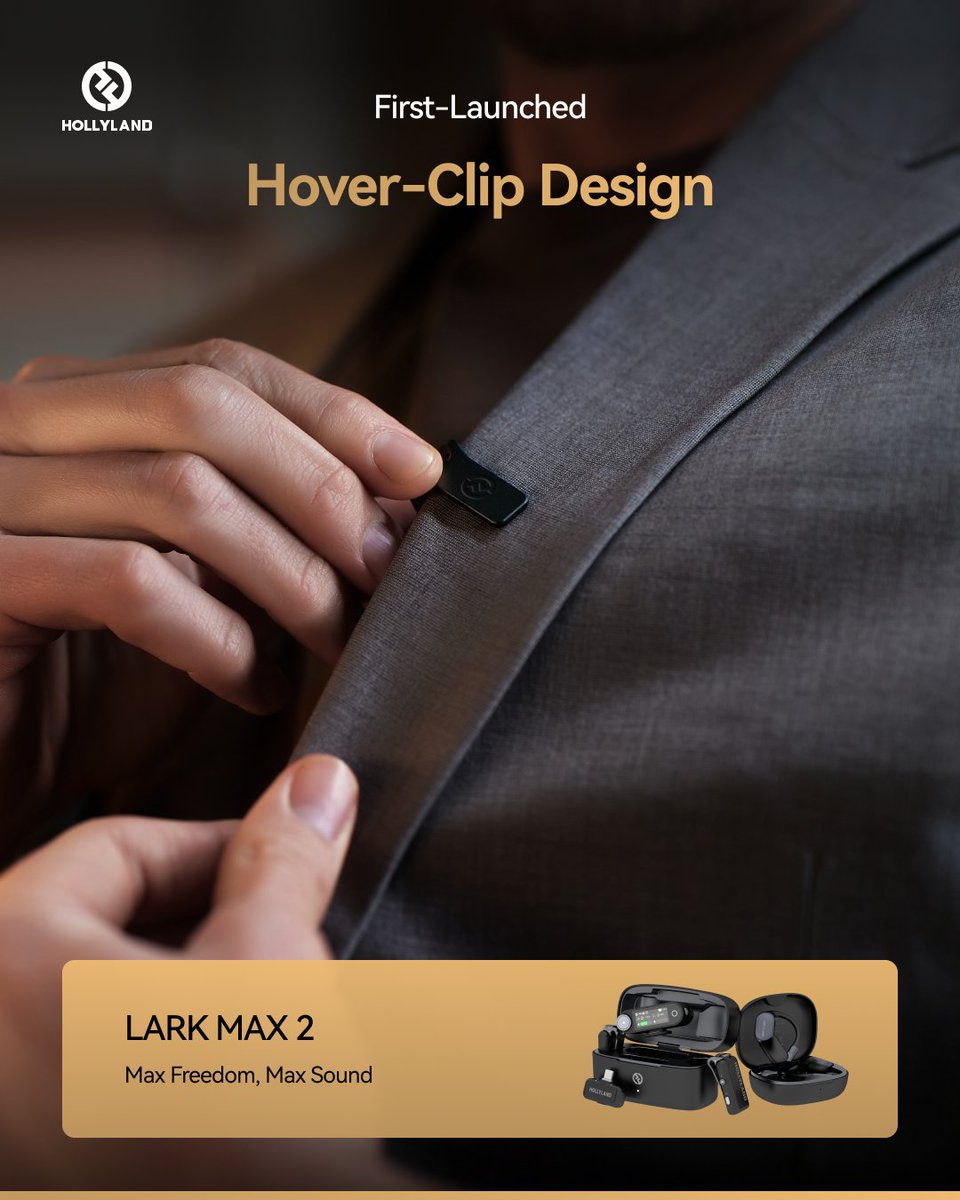 🚀 First-Launched Excimer Nano-Coating &amp; Hover-clip design
✨ Max Freedom. Max Sound.  🔥 From invisible comfort to durable elegance — LARK MAX 2 sets a new benchmark in pro audio design.
#LARKMAX2 # MaxFreedomMaxSound #contentcreator #videography #photography #filmmaker