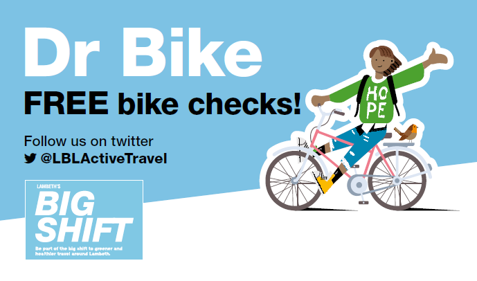 Lambeth Council Active Travel Team (@lblactivetravel) on Twitter photo Visit our FREE Dr Bike session to get your bike checked π²π§π
TODAY, corner of Leigham Avenue and Leigham Court Road, 4-7pm π· orlo.uk/AmHfe
<a href="/lambeth_council/">Lambeth Council</a> <a href="/cycleconfident/">Cycle Confident</a> #drbike #LambethBigShift Visit our FREE Dr Bike session to get your bike checked π²π§π
TODAY, corner of Leigham Avenue and Leigham Court Road, 4-7pm π· orlo.uk/AmHfe
<a href="/lambeth_council/">Lambeth Council</a> <a href="/cycleconfident/">Cycle Confident</a> #drbike #LambethBigShift