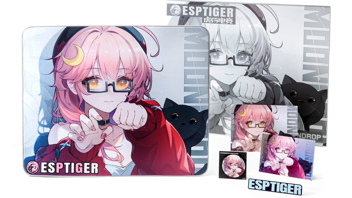 ESPTIGER - NEON V2 Moondrop Edition

オーディオ機器で有名なMoonDropとのコラボモデル！
サーフェスはプロシーンでも使用実績のある"NEON"を元に、ベースはSlimFlexを採用した「ガチ」の製品です。
布パッドの限界を超えた、超高解像度なイラストも要注目です🔬