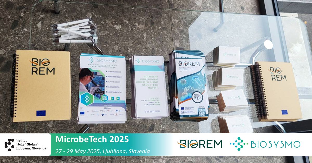 BIOSYSMO Project (@biosysmo) on Twitter photo ๐ MICROBETECH 2025 starts today! ๐ Join us from 27โ29 May 2025 at the <a href="/JSI_SLO/">Joลพef Stefan Institute</a> in Ljubljana, Slovenia โ or tune in online! ๐๐ป
This 3-day event, hosted by <a href="/biosysmo/">BIOSYSMO Project</a> and <a href="/bioremproject/">BIOREMproject</a>, includes:
๐ Workshop (May 27)
๐ Summer School (May 28)
๐ Technical Meetings (May 29 โ ๐ MICROBETECH 2025 starts today! ๐ Join us from 27โ29 May 2025 at the <a href="/JSI_SLO/">Joลพef Stefan Institute</a> in Ljubljana, Slovenia โ or tune in online! ๐๐ป
This 3-day event, hosted by <a href="/biosysmo/">BIOSYSMO Project</a> and <a href="/bioremproject/">BIOREMproject</a>, includes:
๐ Workshop (May 27)
๐ Summer School (May 28)
๐ Technical Meetings (May 29 โ