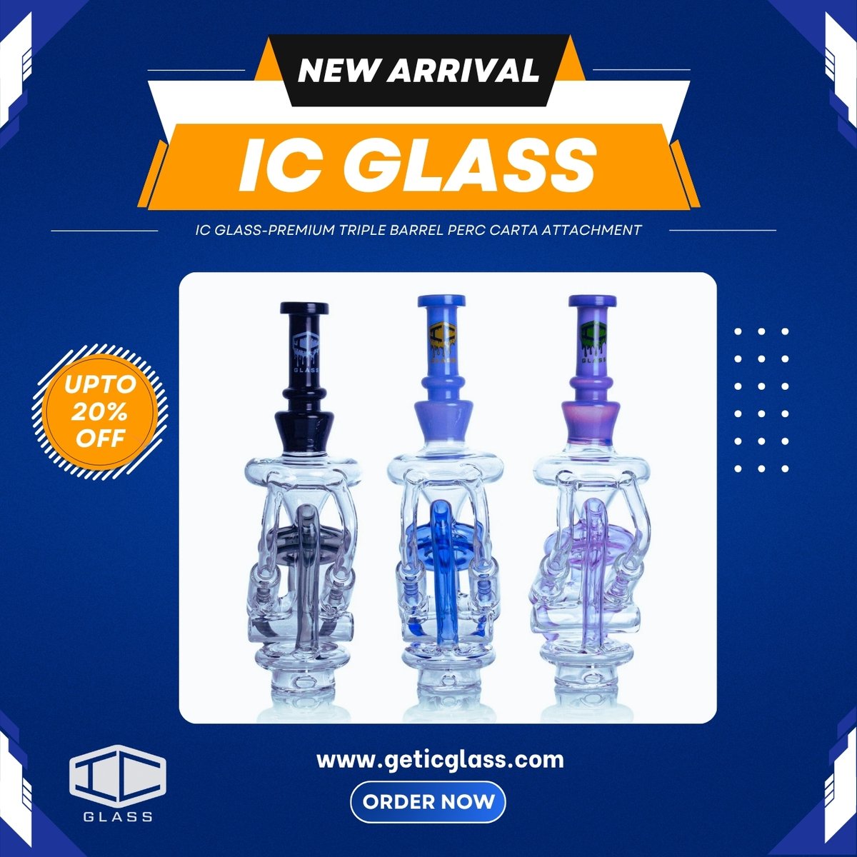 ICGLASS_ICGLASS's tweet photo. Upgrade your Focus V CARTA with a beast 💨
The IC Glass Triple Barrel Perc Attachment = insane diffusion, smoother pulls, and flavorful hits.
Don’t settle for less.
💥 Tap to upgrade: https://t.co/smXWrHL1ab
#DabTech #CartaUpgrade #ICGlass #710Life #DabSmart https://t.co/E8PAq5t78S
