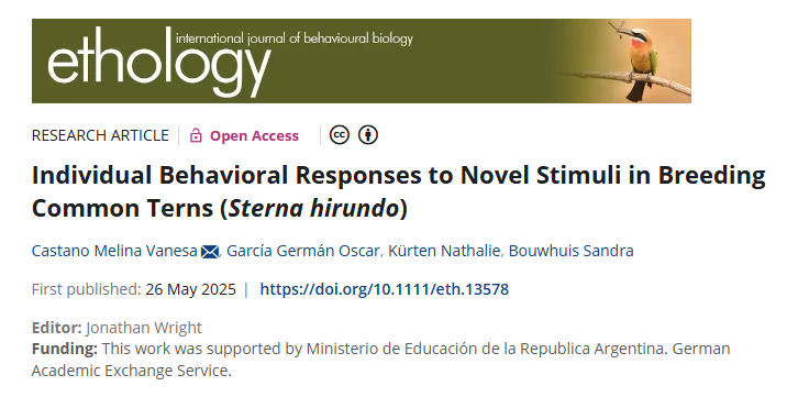 Este trabajo se realizó durante la estancia de la Lic. Castano en 2023, financiada por la beca ALEARG-DAAD.

Pueden acceder y descargar el artículo desde 🔗:
onlinelibrary.wiley.com/doi/10.1111/et…
2/3