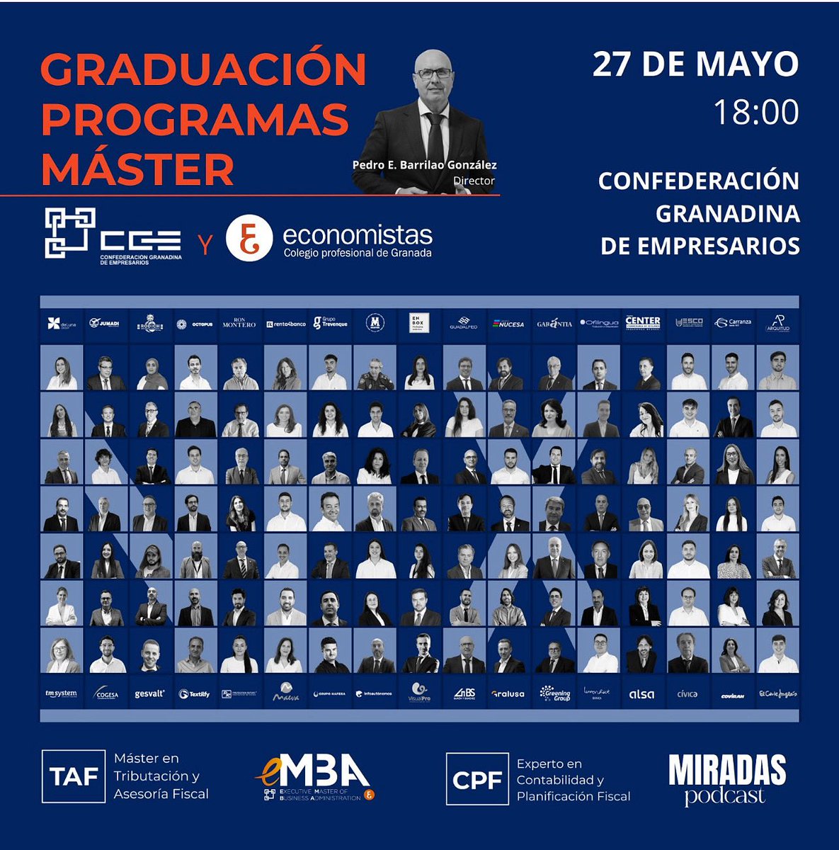 GRADUACIÓN: <a href="/masterfiscal/">Técnico Tributario-Asesor Fiscal: Máster y Experto</a> y <a href="/embagranada/">EMBA Granada</a> 

Momentos para las emociones.

linkedin.com/posts/pedro-e-…