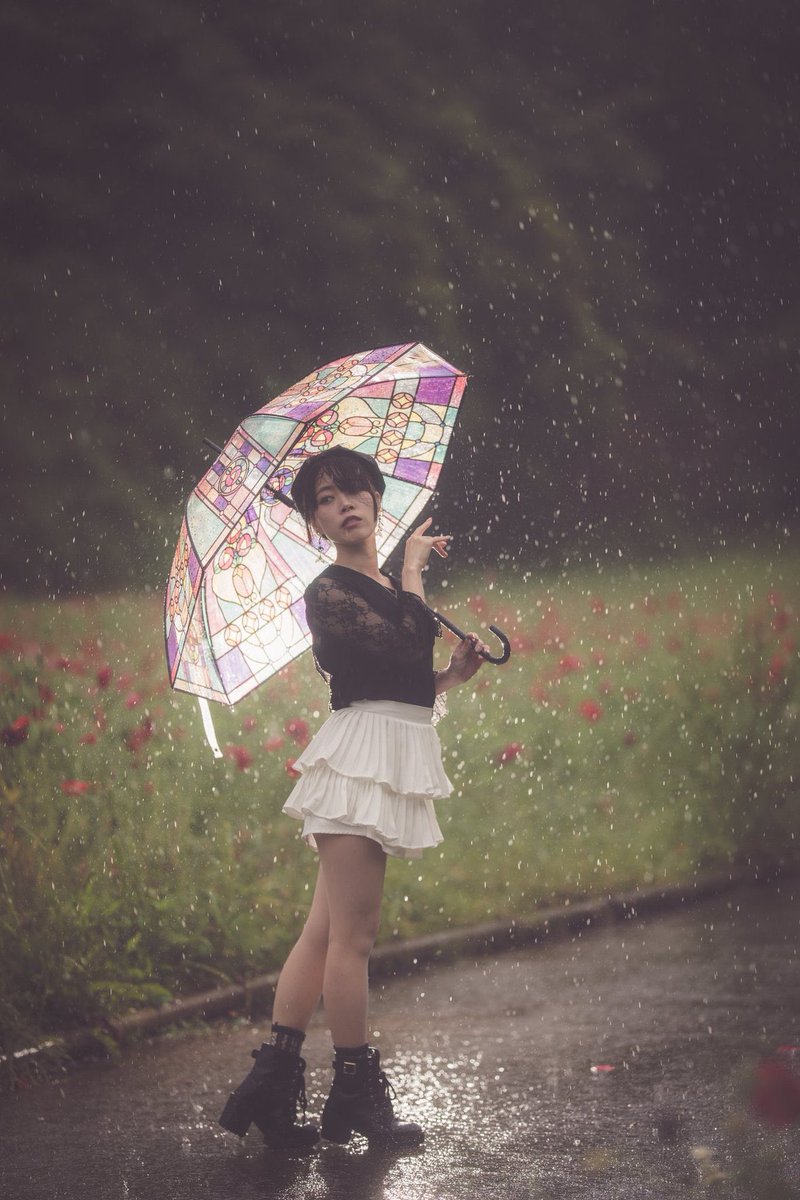 雨のポピー畑で紡ぐ新たな物語
.
photo＊<a href="/Pflat6/">p</a>
.
#portrait  #ポートレート
#ポピー