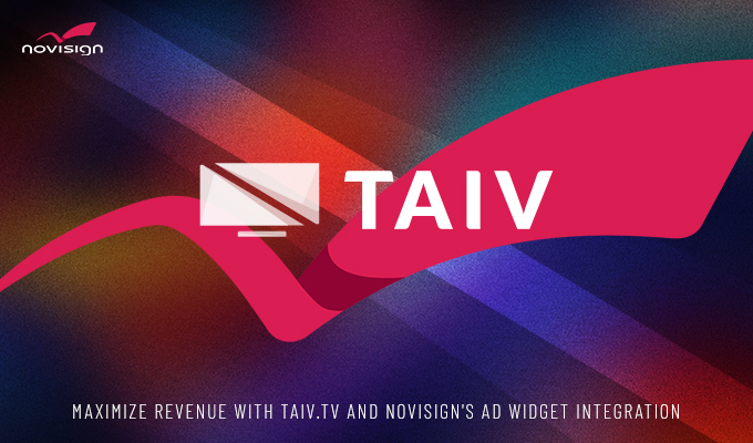 📢 Big news! NoviSign just integrated with <a href="/TaiVtv/">Taiv</a> ! 

Turn your digital screens into instant revenue generators with seamless ad display and content management. Boost engagement, monetize smarter!

Learn more: novisign.com/solutions/ad-n…
#DigitalSignage #DOOH #AdRevenue #TAIVtv
