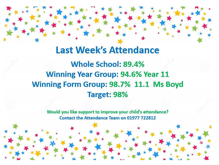 #AttendanceMatters