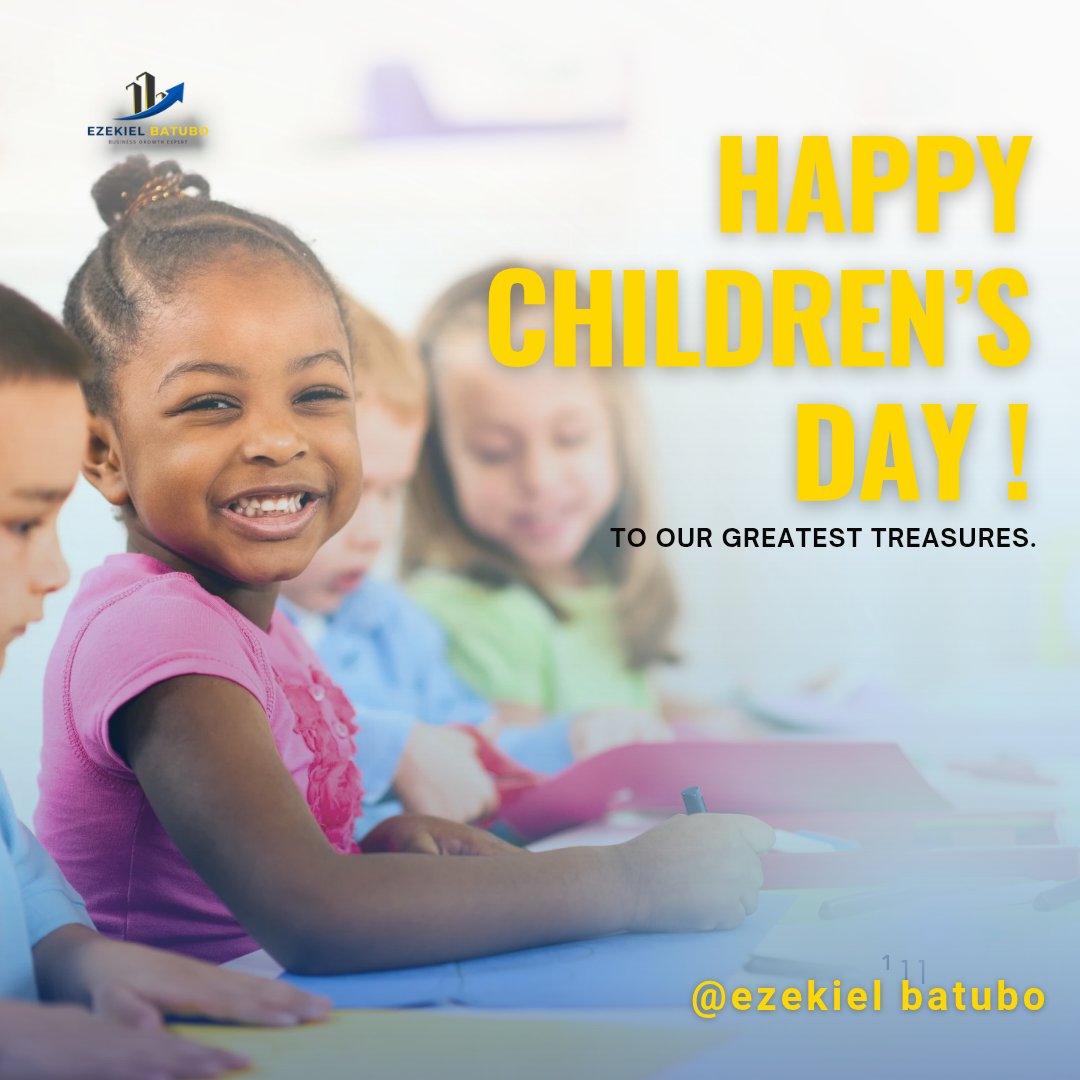 Ezekiel__Batubo's tweet photo. Happy Childrenโs Day!
Today, we celebrate the creativity, curiosity, and innovation that make kids the next big digital marketers.
Todayโs kids are tomorrowโs ad creators, storytellers, and marketers.
#childrensday #facebookad #instagramad #digitalmarketing #businessowners https://t.co/AFxgLmzKW8