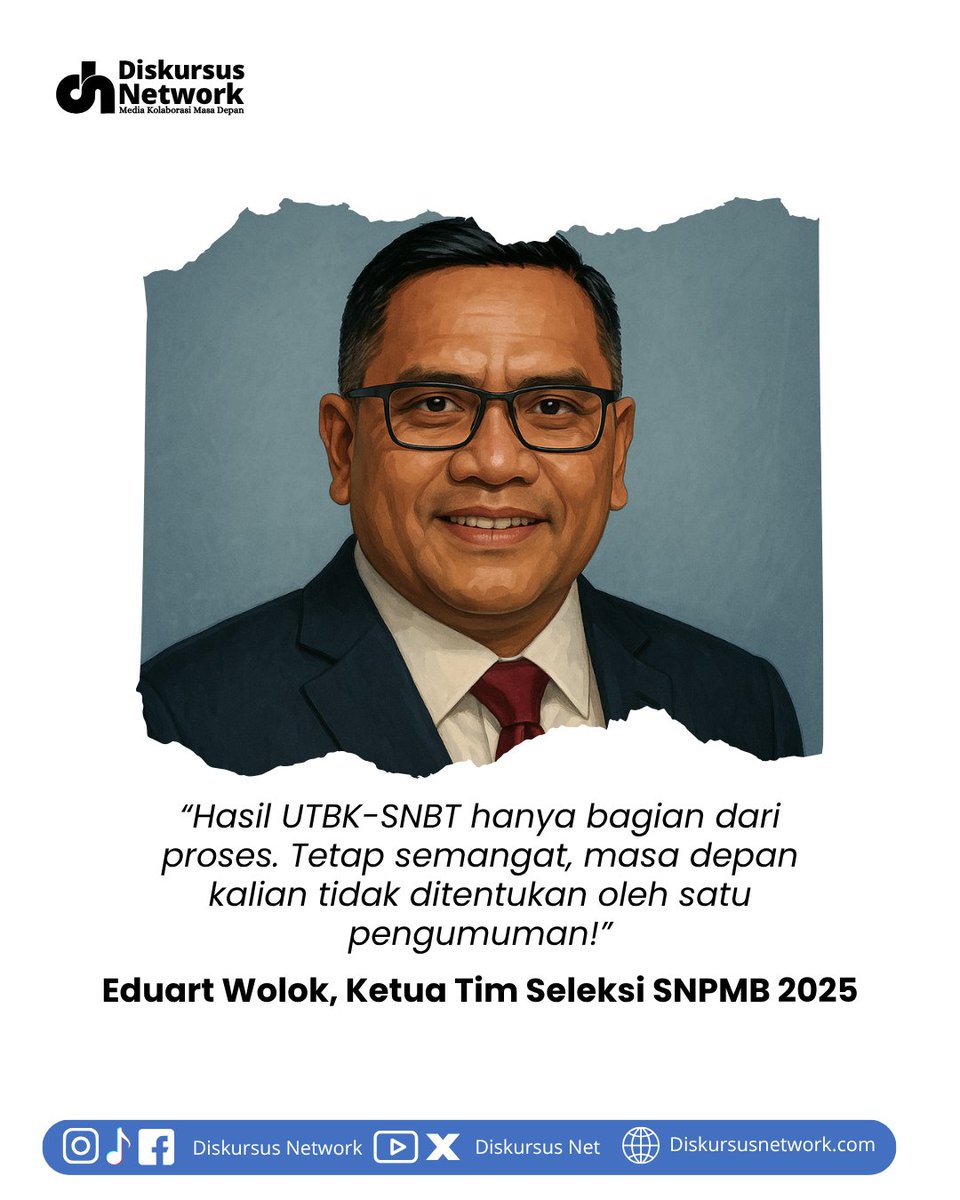 DiskursusNet's tweet image. Tips:
- Cek pas 15.00 WIB
- Pastiin internet kenceng
- Kalem aja
Apa pun hasilnya, kamu keren karena udah berjuang sejauh ini.
#SNBT2025 #UTBK2025 #PengumumanSNBT #pejuangptn