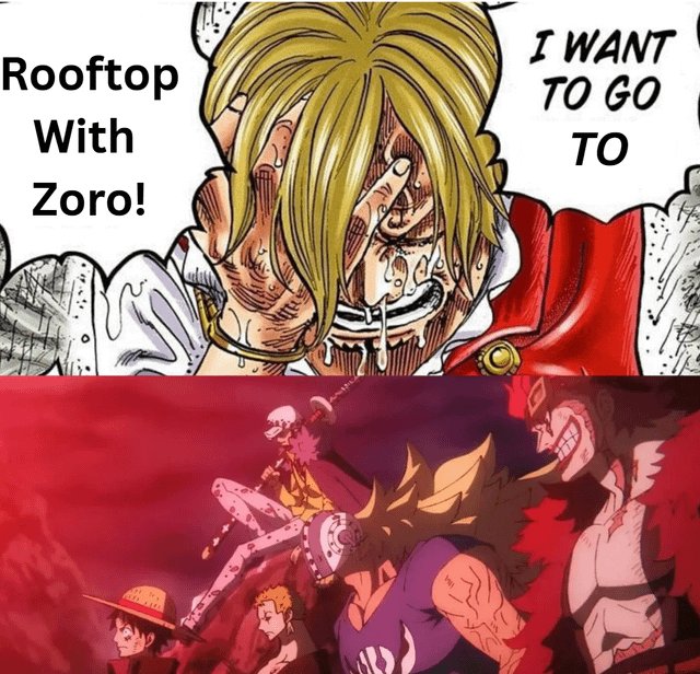 reddhairshanks's tweet photo. What Sanji fans wanted in Wano 😂 https://t.co/Xq8J1w8b65