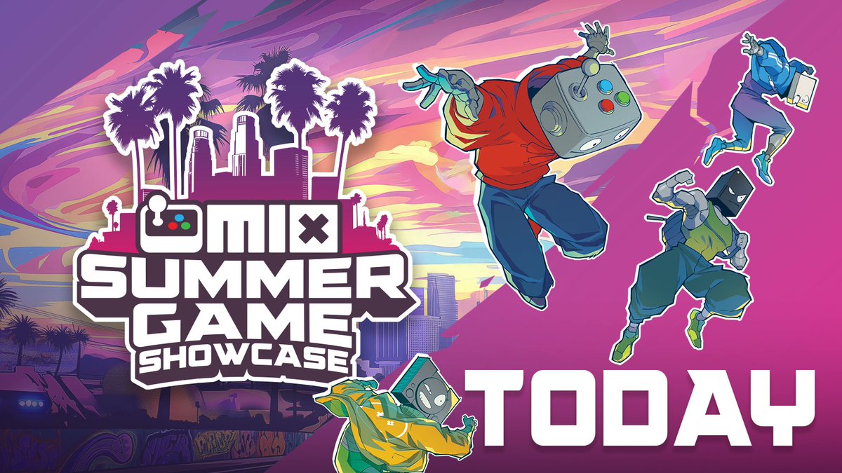 TODAY IS THE DAY! 🤯

Today starts our MIX Summer Game Showcase with our online event starting at 9AM PST and onsite starting Friday! 🔥

🎮 bit.ly/MIXTwitch
🖥️ bit.ly/MIXYoutube

➡️bit.ly/MIXSUMMER25