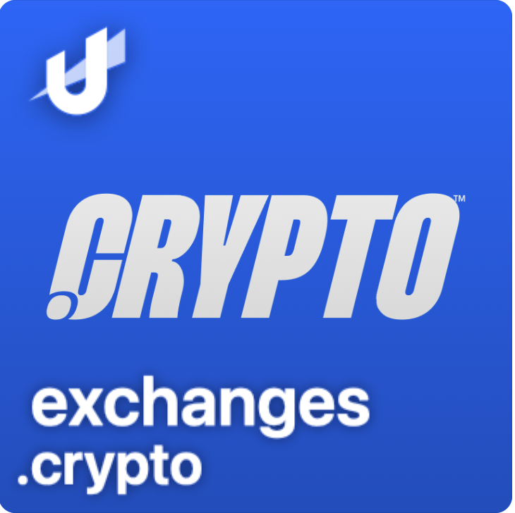 Exchanges.crypto 
<a href="/unstoppableweb/">Unstoppable Domains</a> suggests a high value domain... 
cost per click $5.61 | Volume 4.4K | Competition 0.01
The stats speak for itself for EXCHANGES.CRYPTO
unstoppabledomains.com/d/exchanges.cr…