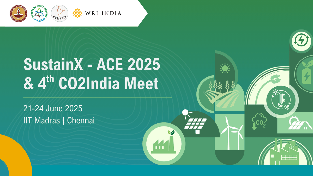 📢 Mark your calendar for Accelerating Clean Energy (ACE) 2025

This year, ACE will spotlight research and on-ground perspectives across industrial decarbonization, carbon capture and storage, sustainable cooling, financing energy transitions, and more.

#WRIIndiaEnergy #ACE2025