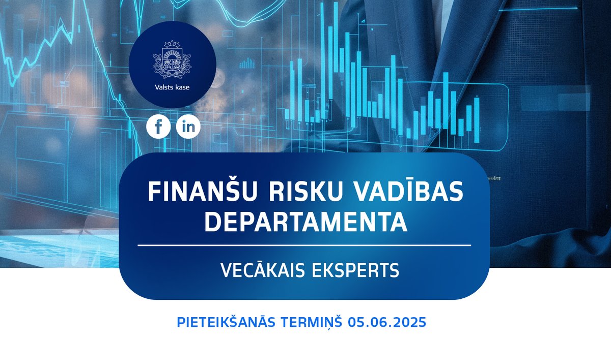#teirdarbs
🔹kredītriska vadība
🔸kredītreitingi
🔹partnerpusēm noteikto riska limitu ievērošanas kontrole
un vēl citi interesanti, atbildīgi darbi šajā vakancē!
valstskase.easycruit.com/vacancy/350644…