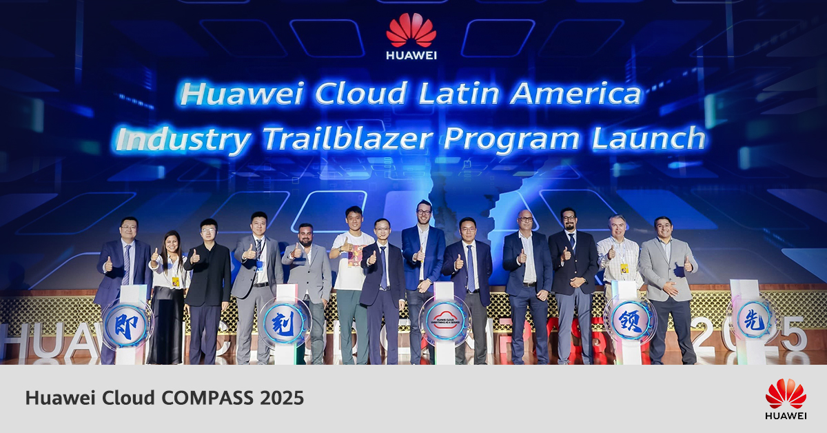 Huawei's tweet image. #HUAWEICLOUD #COMPASS2025 themed &quot;Ahead in Time&quot; centered on Latin America, delving into the opportunities and challenges of digital advancement in the region, highlighting #Huawei Cloud&apos;s exceptional technological and solution capabilities: bit.ly/4dTsHcJ #HuaweiNews