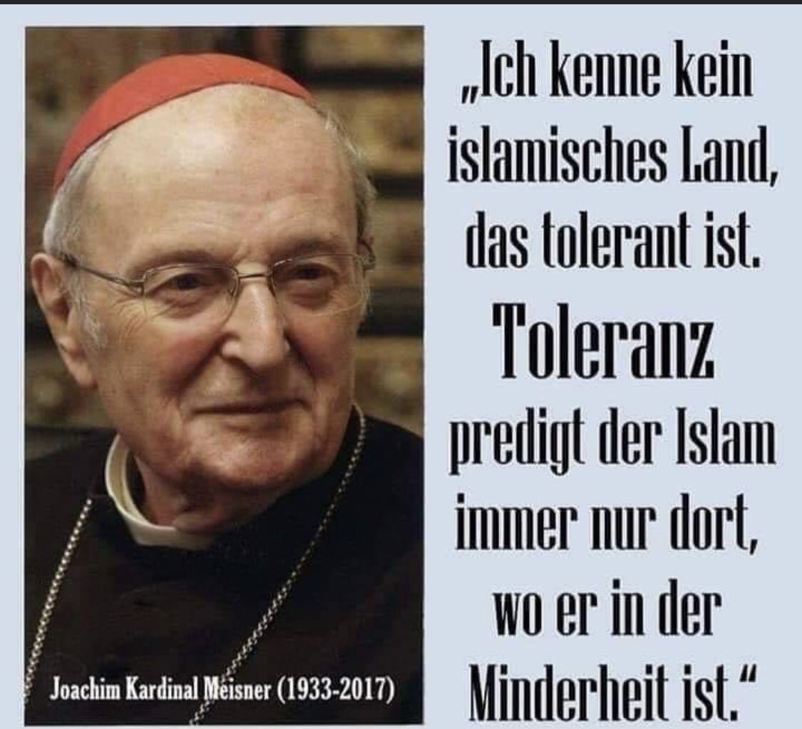<a href="/SytemRebellin/">Andrea</a> Ich erkläre:
Man sollte den Islamismus härter bekämpfen, bevor er noch stärker wird. Jede Kapitulation vor dem Islamismus stärkt diesen nur. Jedes Land, wo der Islamismus überhandgenommen hat, ist jetzt nicht mehr frei.
Diese Aussage hier spricht die Wahrheit aus!👇👇👇