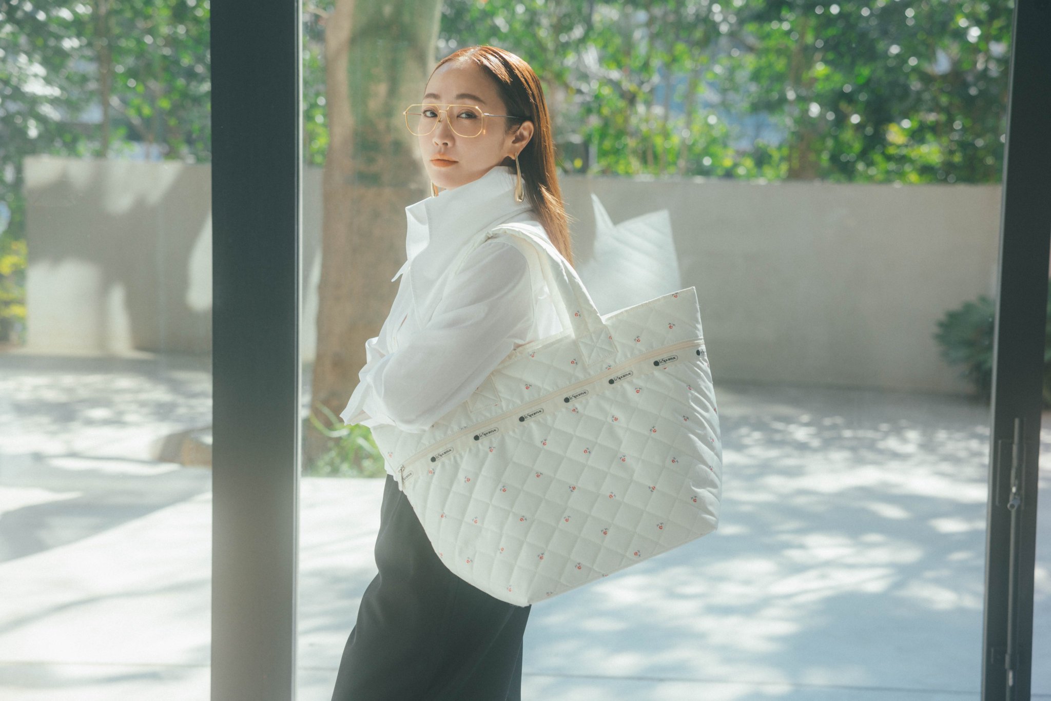 LeSportsac メッシュバッグ ホワイト 美品！完売品 軽やかな夏の新作！Mesh Collection | レスポートサック | 大丸
