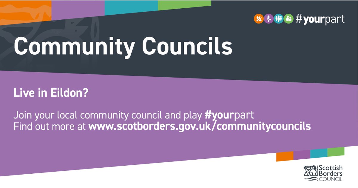 scotborders's tweet image. The closing date for the #Earlston Community Council election has been extended - local residents now have until 4pm on Monday 2 June to put their names forward. Find out how you could play #yourpart and get involved at: scotborders.gov.uk/ccelections