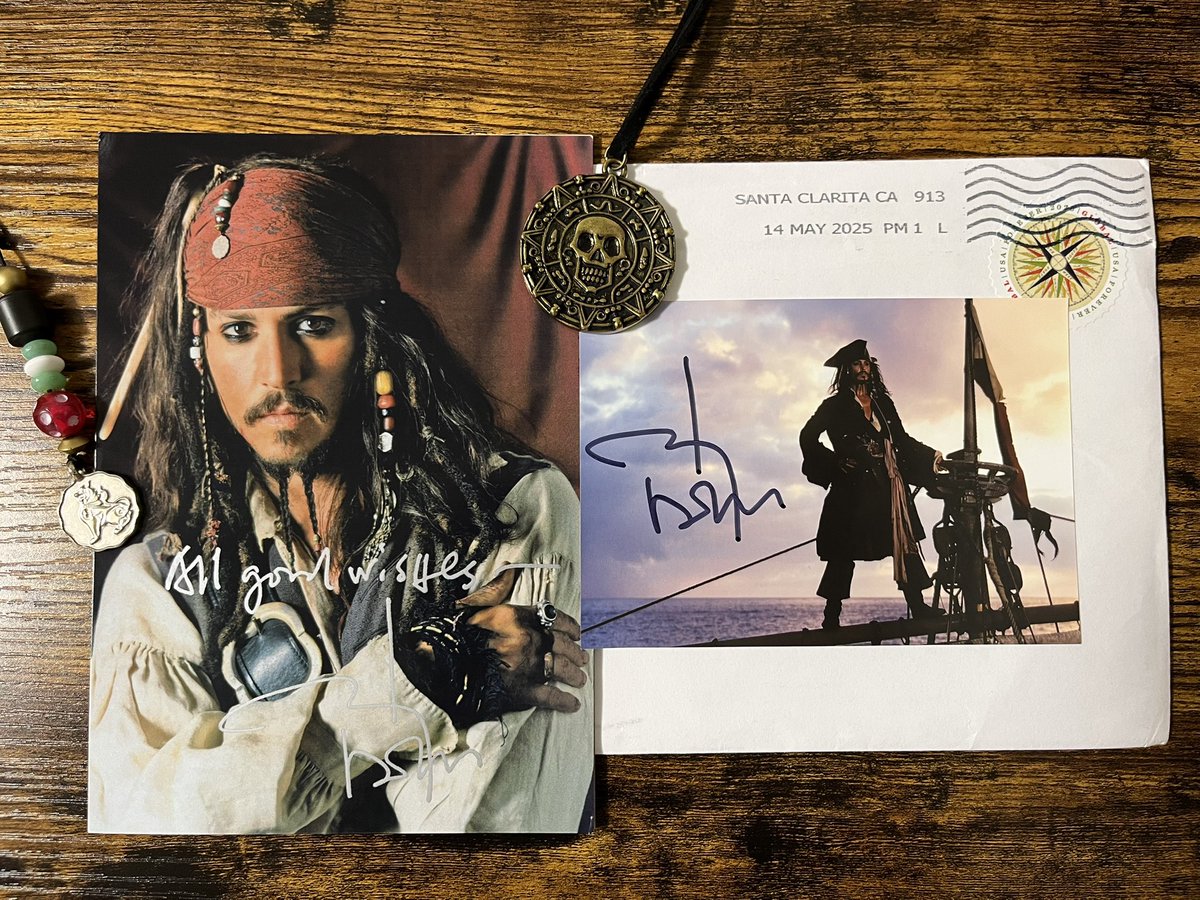 初めてのファンレターの返信は 大好きなジョニー・デップからでした