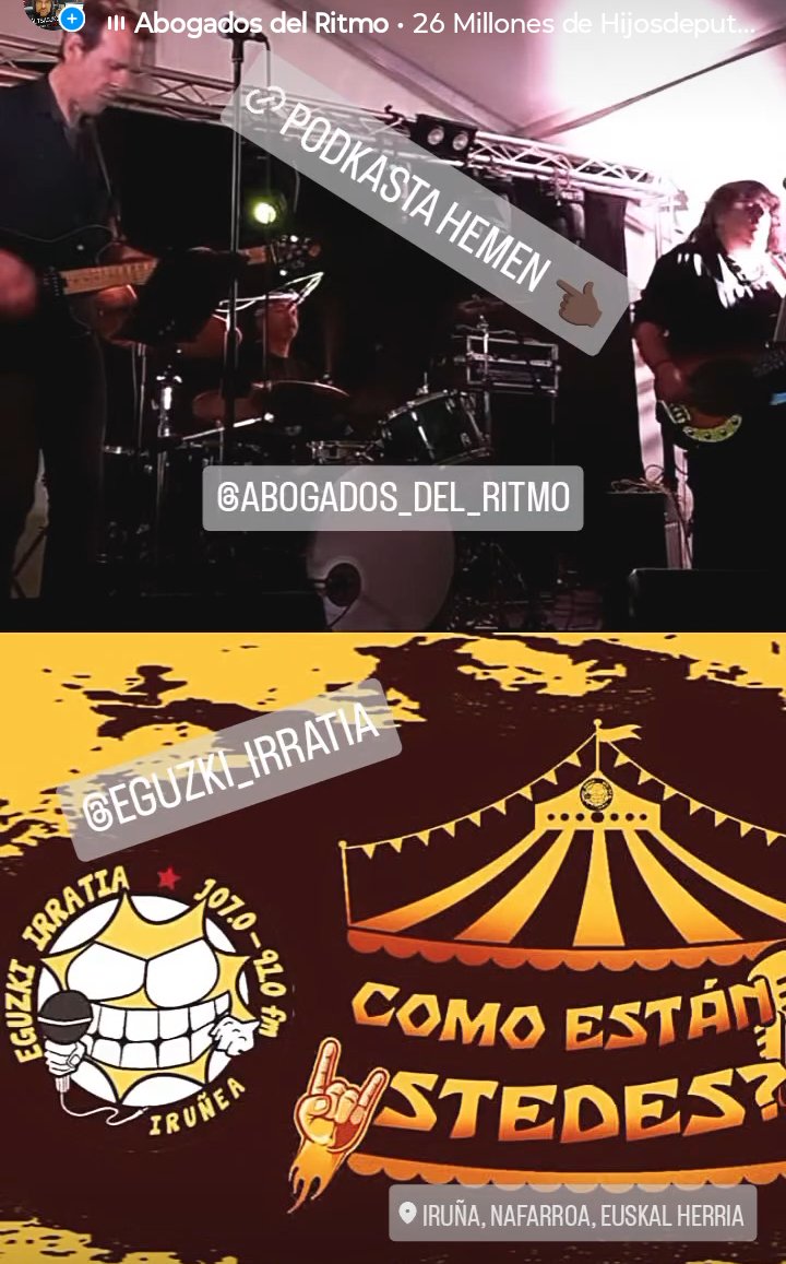 Como están ustedes (@com0estan) on Twitter photo Nos trajimos al Comoestan a los ABOGADOS DEL RITMO porque nunca sabes cuando vas a necesitar uno (abogado) y porque presentaban disco nuevo!!!
Mejor que bien!!!! En <a href="/Eguzki_Irratia/">Eguzki Irratia</a>
eguzki.eus/podcasts/aboga… Nos trajimos al Comoestan a los ABOGADOS DEL RITMO porque nunca sabes cuando vas a necesitar uno (abogado) y porque presentaban disco nuevo!!!
Mejor que bien!!!! En <a href="/Eguzki_Irratia/">Eguzki Irratia</a>
eguzki.eus/podcasts/aboga…