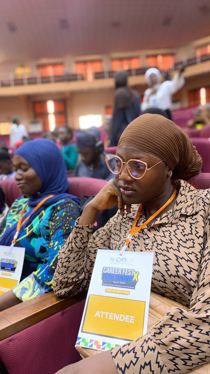 MsJummai's tweet photo. Innovation, insight and inspiration 🙂‍↔️🔥
#CareerfestXtechsummit
#unilorite
#teamBallers https://t.co/h2n6PNIBc0