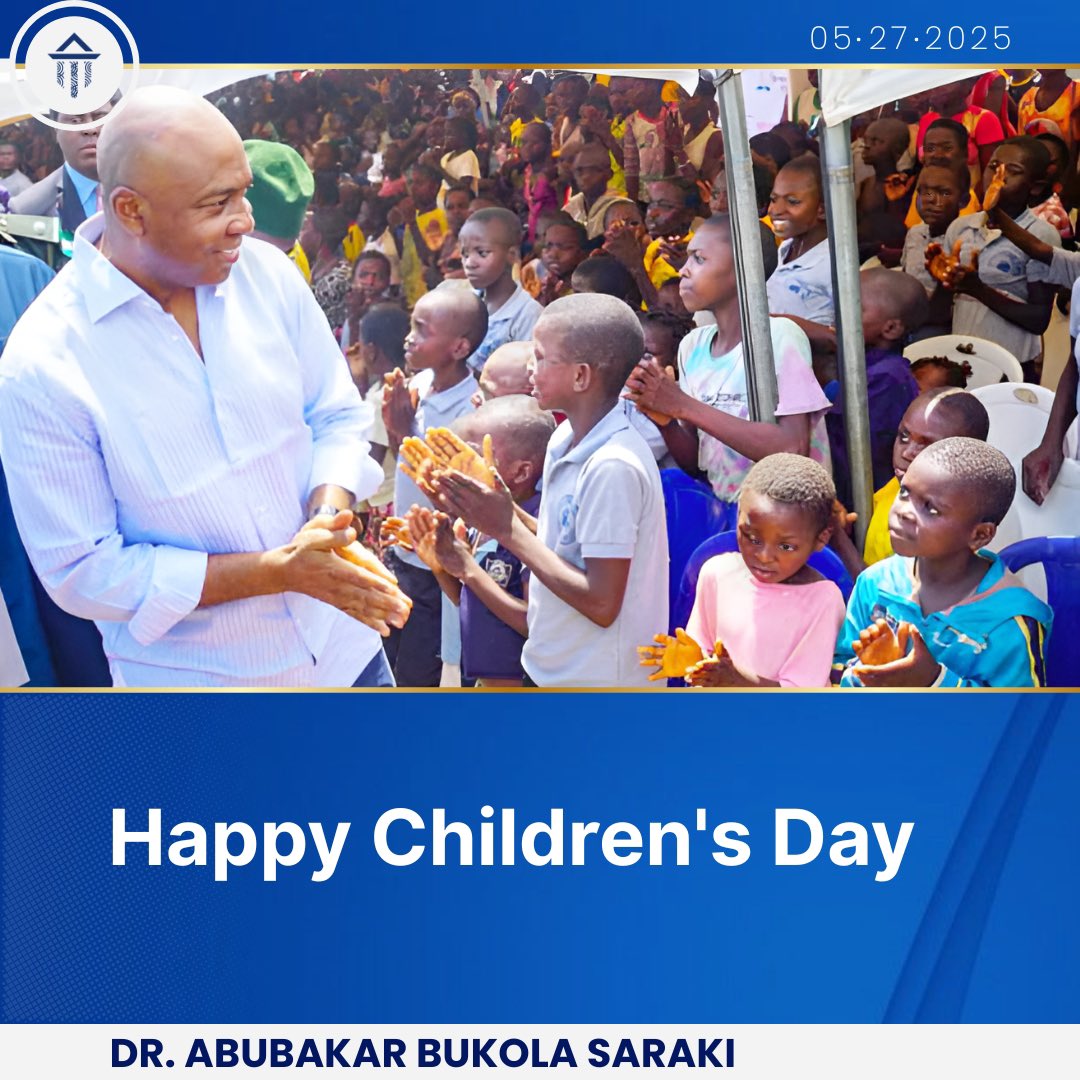 To all Nigerian Children:

Happy Children’s Day!

Every day, you remind us that the choices we make today shape the world you’ll inherit tomorrow. This is why, as adults, our job is to listen, to learn, and to build a better country that is worthy of your promise.

As we continue