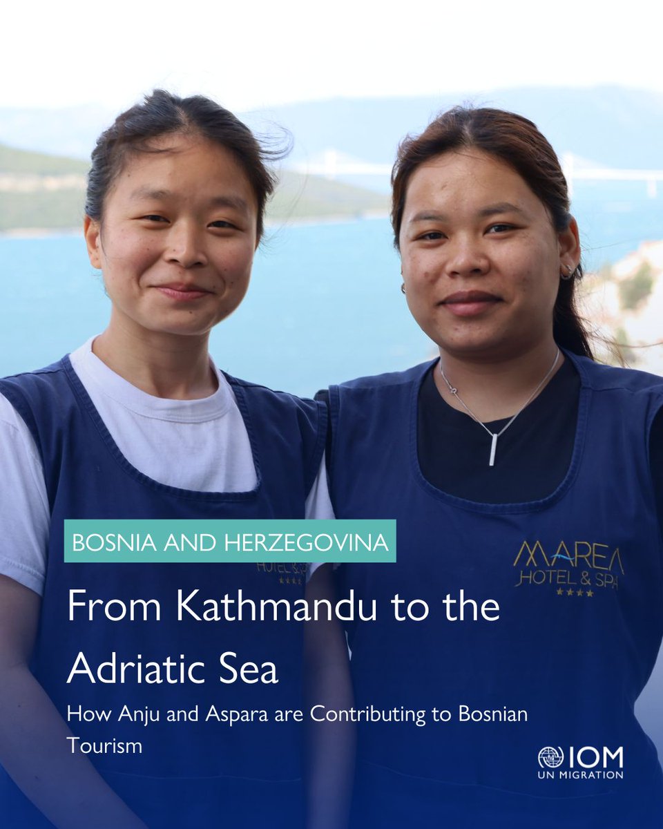 Anju and Aspara's journey from Nepal to the Western Balkans reflects migration as a solution to the growing  labour shortages in the region. Through friendship, they empower communities at home and in Bosnia Herzegovina. 🫶👯

Check out their story here 👉 tinyurl.com/y69u5xr7?utm_s…