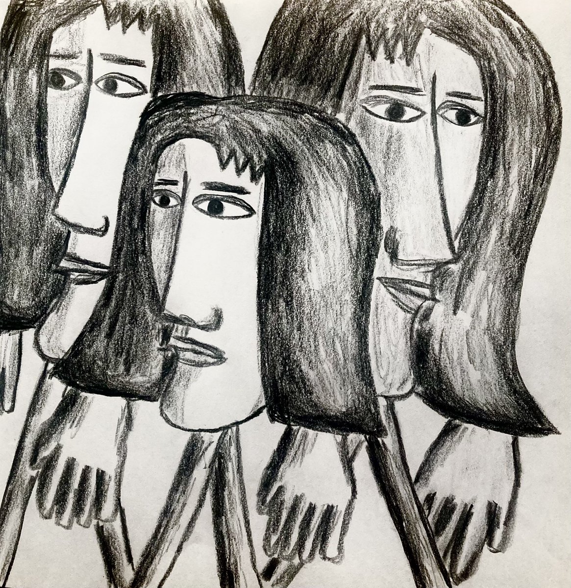 #アート #イラスト #art  #arte #鉛筆画
 #drawing #illustration #oc #アナログ絵

"3shot"