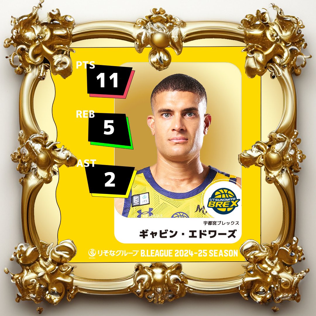 BLGGamexGame's tweet photo. いよいよ決戦…🏆

GAME2で両チームのGGPTが高かった選手をピックアップ👀

(ギャビン・エドワーズ はGGPTは算出されていませんが、EFFを考慮してリストアップしています)

#宇都宮ブレックス
ギャビン・エドワーズ 
D.J・ニュービル
#琉球ゴールデンキングス
脇真大
ヴィック・ロー

今シーズンの王者が今日、決まる👑

勝利チームや活躍する選手を  #ゲームゲーム で予想しよう！   

https://t.co/a8064raiKC

#Bリーグ #りそなグループ 
#Bリーグチャンピオンシップ
#Bリーグファイナル
