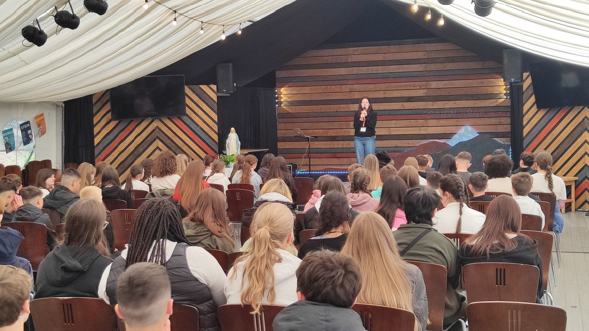 Emmanuelle, one of the organisers for <a href="/be_genhope/">Generation Hope</a>, opens the first day by reminding us all that we have a choice, that we make choices throughout our lives - good and bad. God has always known that we'll all gather here this week, let us all choose to be open to him.