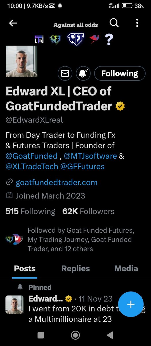 HadiGMI's tweet photo. @The_4thMan @GoatFunded @GFFutures @EdwardXLreal @EF_154 @Cemiforex @boiscofield @iamhakuzah @needursol @i_a_m_tony @Dullydee4 https://t.co/4hPhaC8ksy