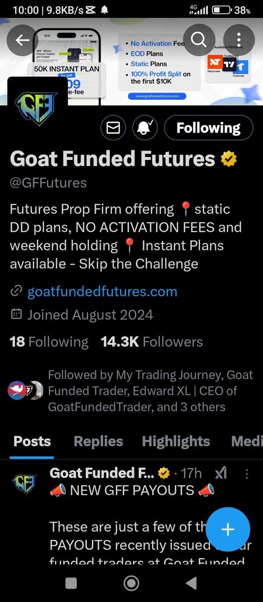 HadiGMI's tweet photo. @The_4thMan @GoatFunded @GFFutures @EdwardXLreal @EF_154 @Cemiforex @boiscofield @iamhakuzah @needursol @i_a_m_tony @Dullydee4 https://t.co/4Tir9XI3KP