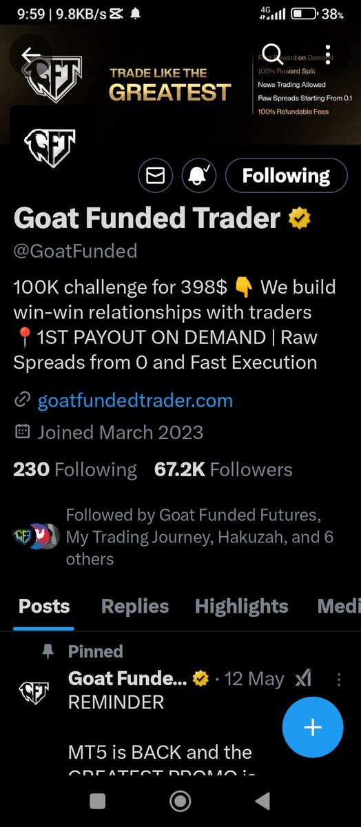 HadiGMI's tweet photo. @The_4thMan @GoatFunded @GFFutures @EdwardXLreal @EF_154 @Cemiforex @boiscofield @iamhakuzah @needursol @i_a_m_tony @Dullydee4 https://t.co/4Tir9XI3KP