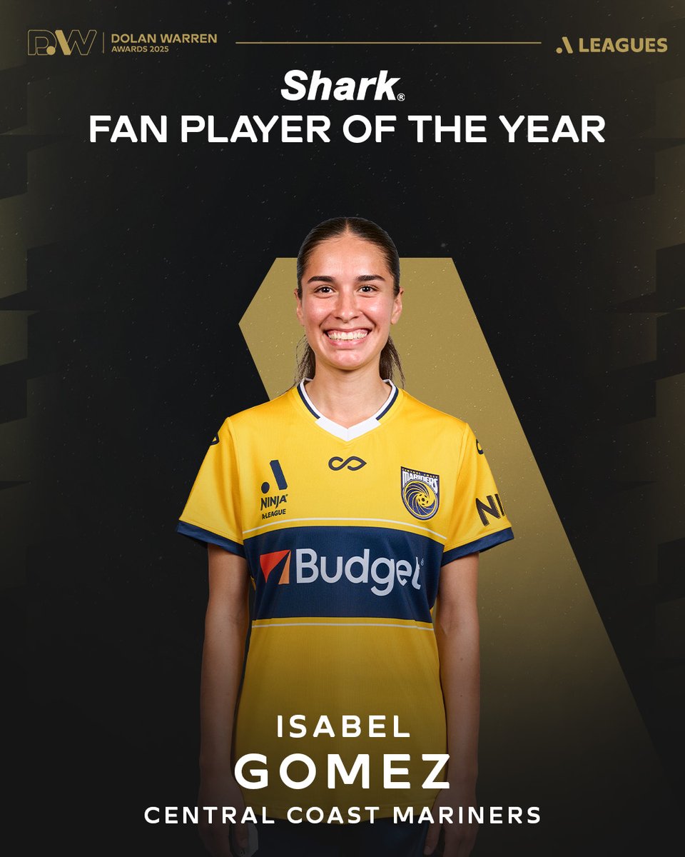 Ninja A-League (@aleaguewomen) on Twitter photo Izzy Gomezโs 2025 keeps getting better ๐ฅ The <a href="/CCMariners/">Central Coast Mariners</a> maestro is your Shark Fan Player of the Year!
Ninja A-League Champion. Matildas call-up. Grand Final Player of the Month. Fan Player of the Year. Thatโs just the last two weeks ๐คฏ
What a year for the 22-year-old ๐ Izzy Gomezโs 2025 keeps getting better ๐ฅ The <a href="/CCMariners/">Central Coast Mariners</a> maestro is your Shark Fan Player of the Year!
Ninja A-League Champion. Matildas call-up. Grand Final Player of the Month. Fan Player of the Year. Thatโs just the last two weeks ๐คฏ
What a year for the 22-year-old ๐