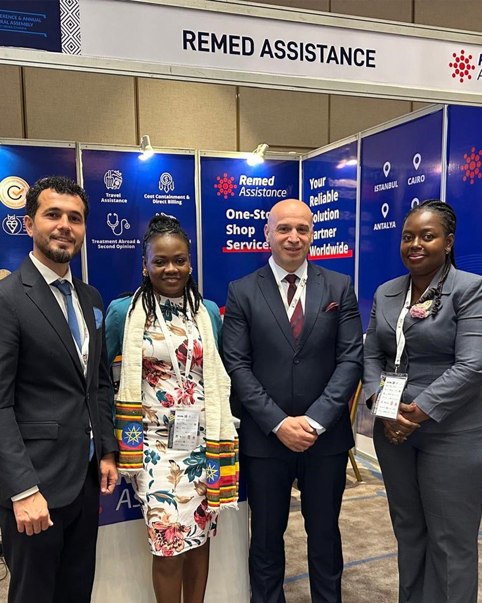 We're excited to be part of the 51st AIO – African Insurance Organisation Conference in Addis Ababa, joining about 2,000 delegates from across the continent!

#AIO2025 #AfricanInsurance #RemedAssistance #RemedLife #AssistanceSolutions #EthiopianInsurers #AIOConference #Networking